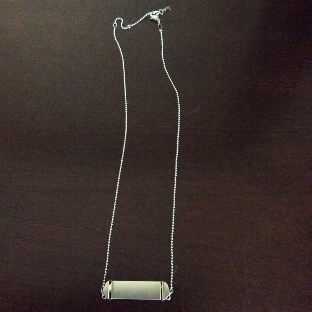 KEEP Collective silver horizontal pendant